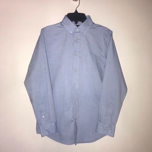 Tommy Hilfiger pinpoint Oxford shirt, big boy’s size: 14 color: light blue